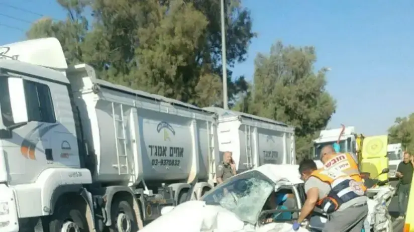 תאונת דרכים בצומת מבטחים כביש 232 5 בנובמבר 2017