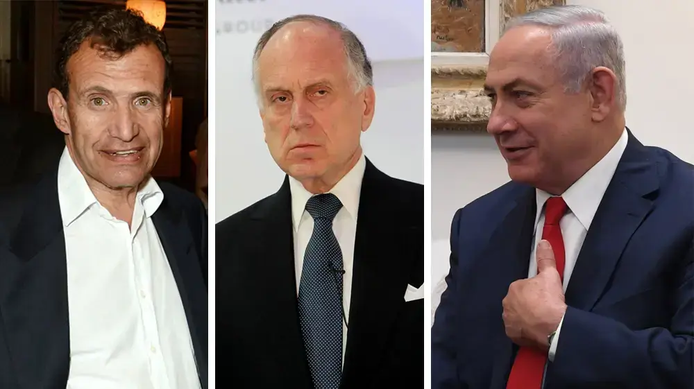 בנימין נתניהו פויו זבלודוביץ' רון לאודר בנימין נתניהו פויו זבלודוביץ' רון לאודר