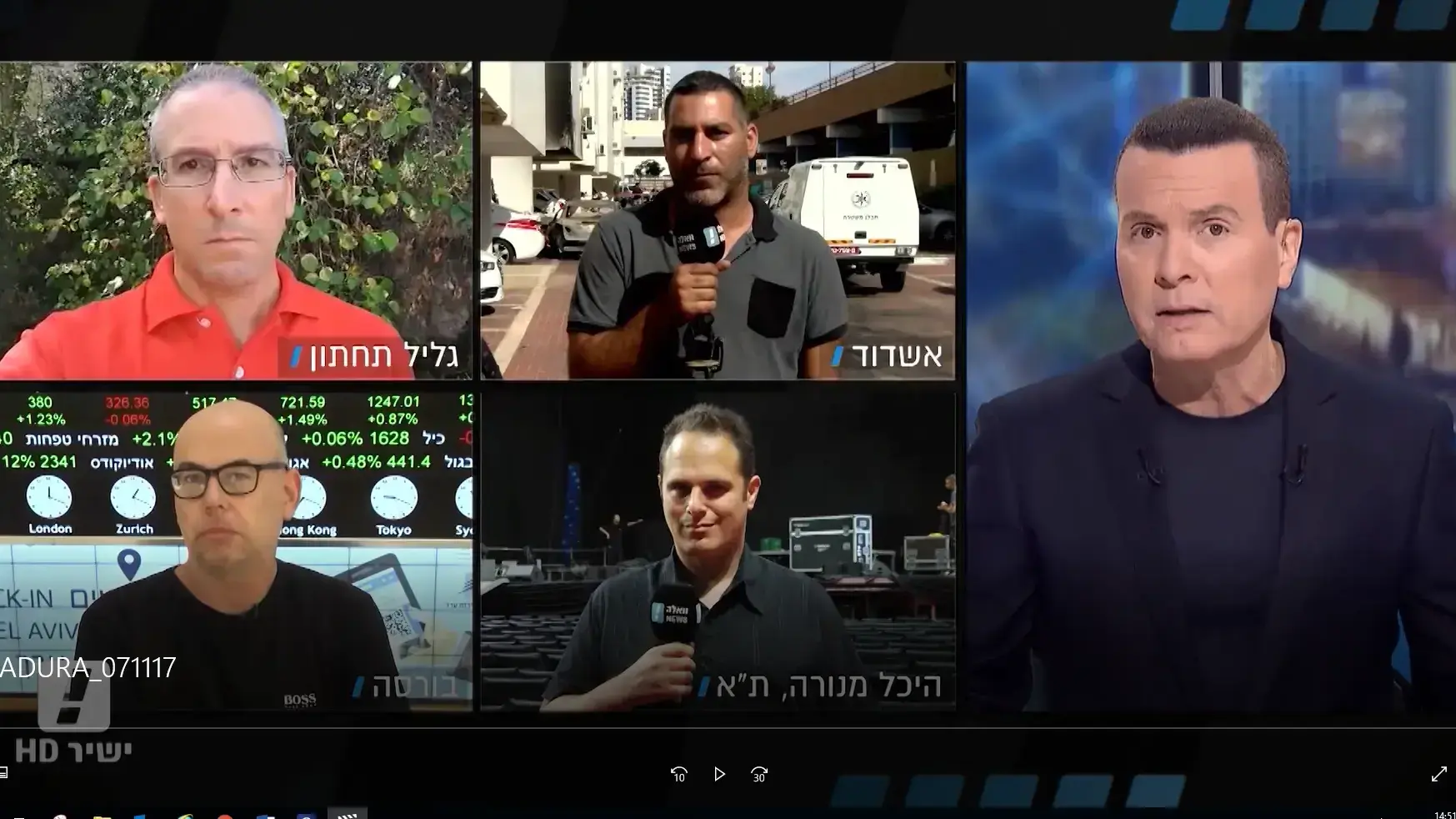 המהדורה המרכזית בהגשת יעקב אילון 7.11.17