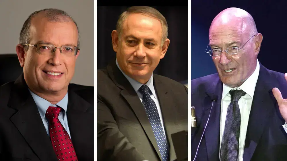 ארנון מילצ'ן, בנימין נתניהו, יוסי וייס