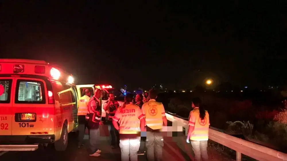 זירת התאונה בה רוכב אופניים נפגע מרכב בכביש 42 מכפר הנגיד לכיוון יבנה 9 בנובמבר 2017 זירת התאונה בה רוכב אופניים נפגע מרכב בכביש 42 מכפר הנגיד לכיוון יבנה 9 בנובמבר 2017