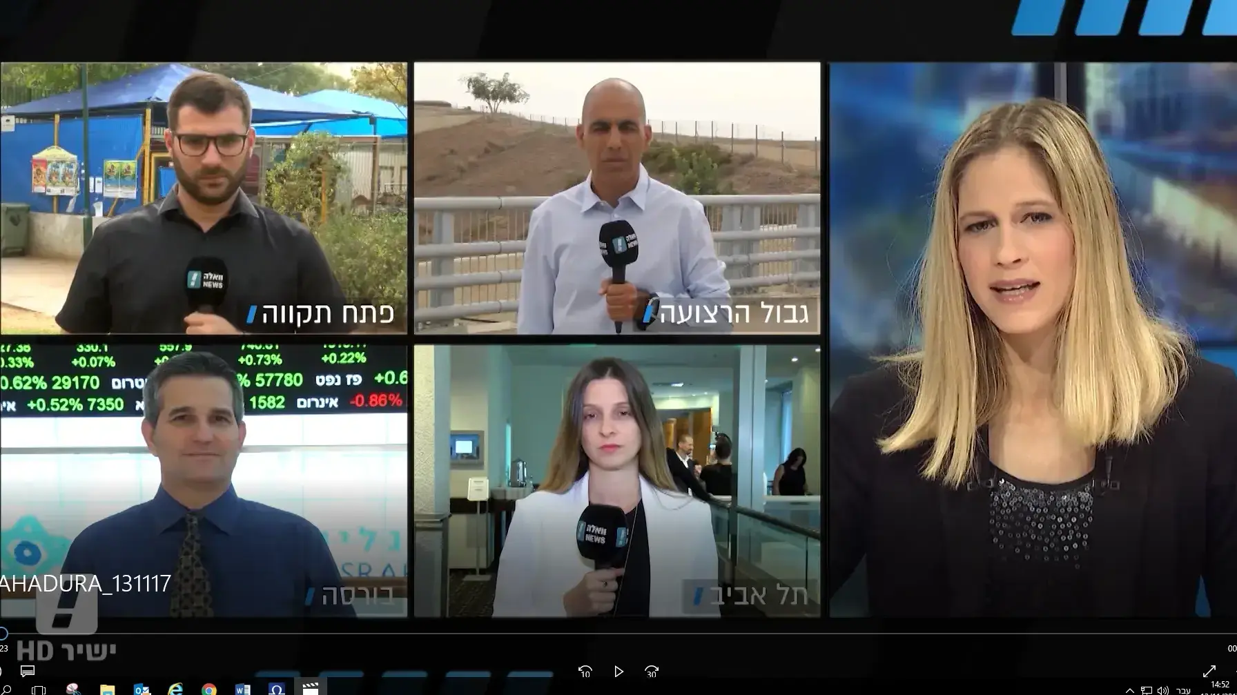 המהדורה המרכזית עם הילה קובו 13.11.17