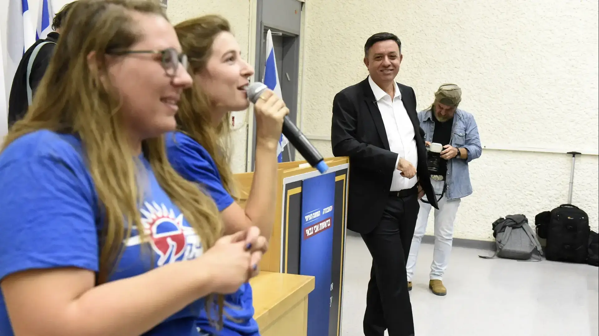 אבי גבאי נואם באוניברסיטת בן גוריון, באר שבע 13 בנובמבר 2017 אבי גבאי נואם באוניברסיטת בן גוריון, באר שבע 13 בנובמבר 2017