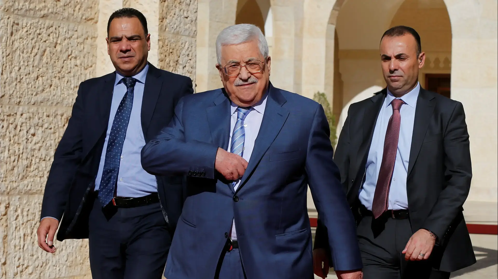 יו"ר הרשות הפלסטינית אבו מאזן בביקור בירדן יו"ר הרשות הפלסטינית אבו מאזן בביקור בירדן