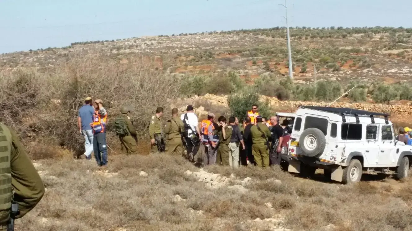 ידויי אבנים מול מטיילים כפר קוסרה, 30 בנובמבר 2017