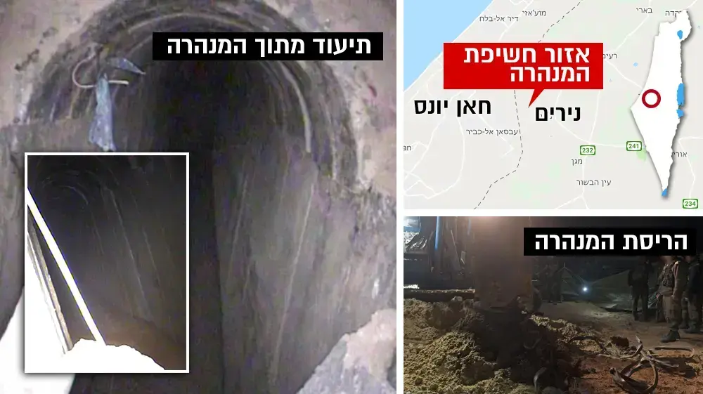 חשיפת מנהרה בדרום