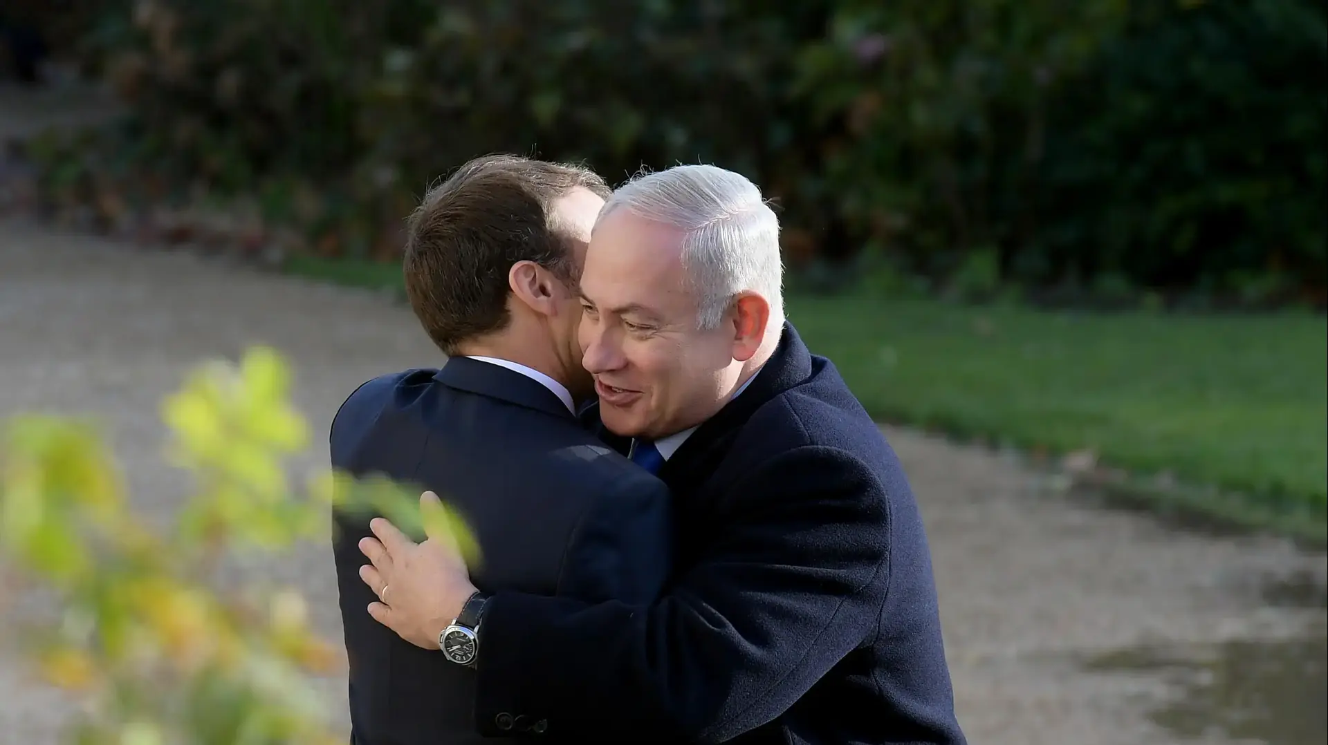 ראש הממשלה בנימין נתניהו ונשיא צרפת עמנואל מקרון בארמון האליזה בפריז 10 בדצמבר 2017 ראש הממשלה בנימין נתניהו ונשיא צרפת עמנואל מקרון בארמון האליזה בפריז 10 בדצמבר 2017