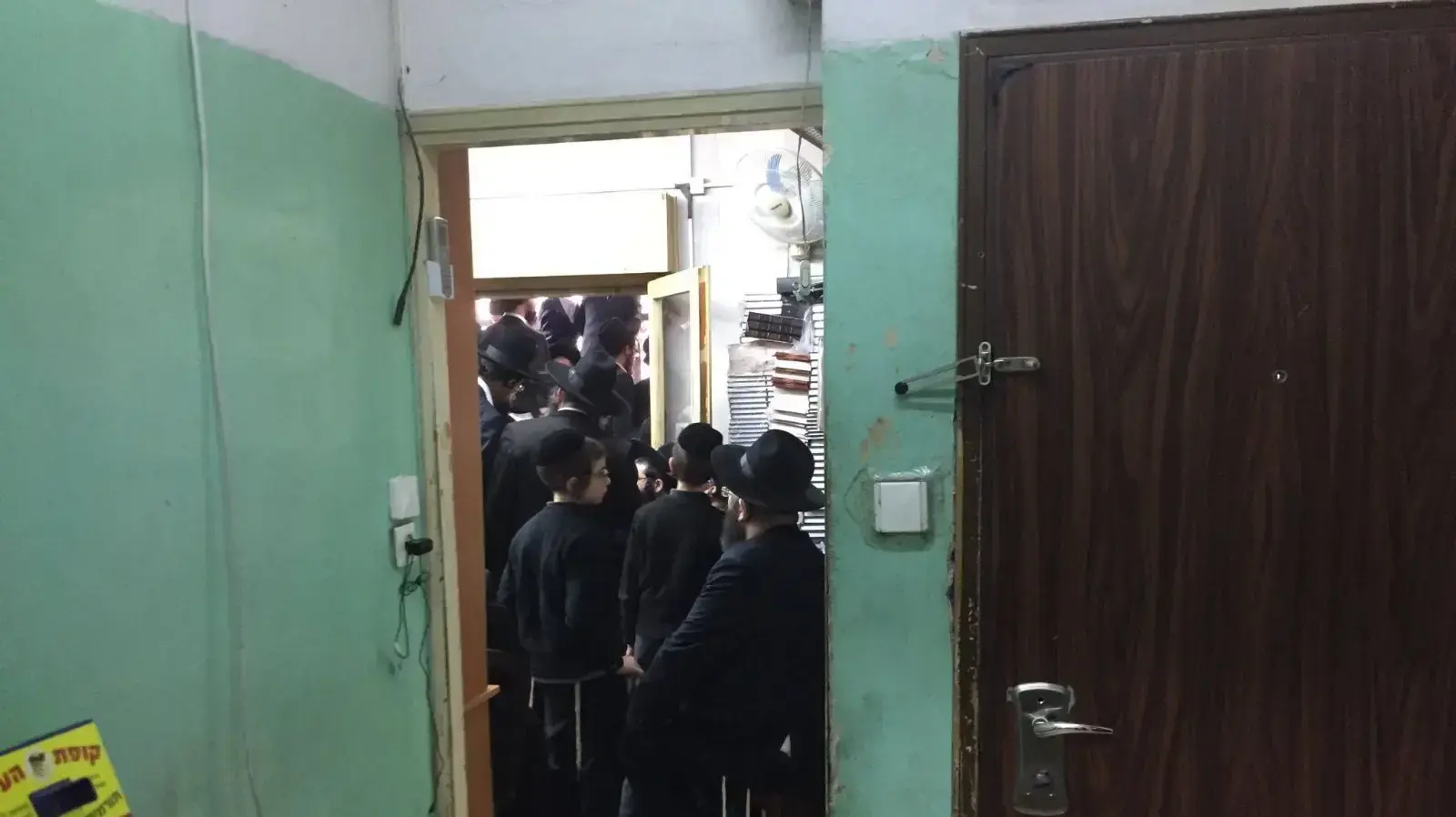 ביתו של הרב שטיינמן, בני ברק, 12 בדצמבר 2017 ביתו של הרב שטיינמן, בני ברק, 12 בדצמבר 2017