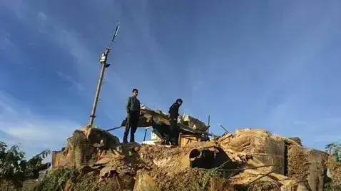 האתר שצה"ל תקף הלילה ברצועת עזה, 12 בדצמבר 2017 האתר שצה"ל תקף הלילה ברצועת עזה, 12 בדצמבר 2017