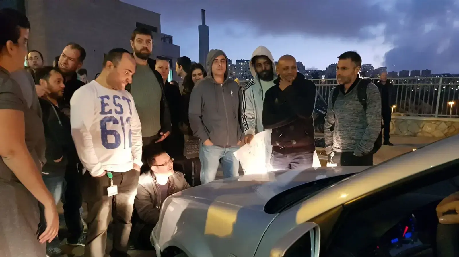 הפגנת עובדי טבע מול מפעל החברה בהר חוצבים ירושלים, 14 בדצמבר 2017 הפגנת עובדי טבע מול מפעל החברה בהר חוצבים ירושלים, 14 בדצמבר 2017