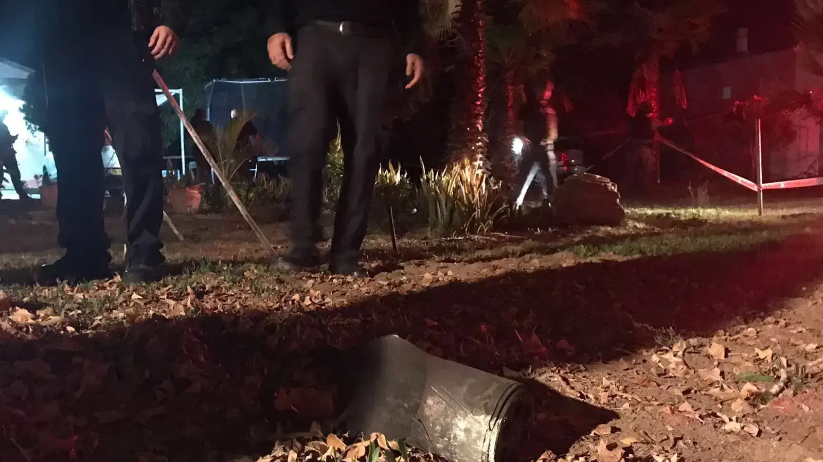 הרקטה באחד מישובי העוטף 17 בדצמבר 2017 הרקטה באחד מישובי העוטף 17 בדצמבר 2017