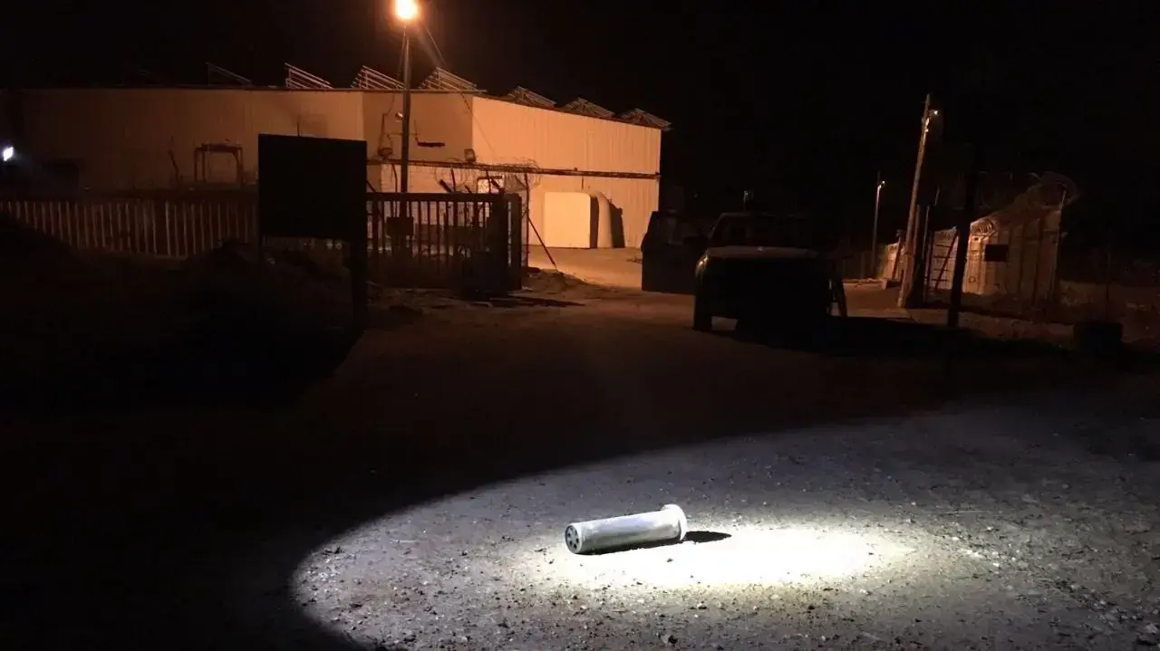 הרקטה באחד מישובי העוטף הרקטה באחד מישובי העוטף