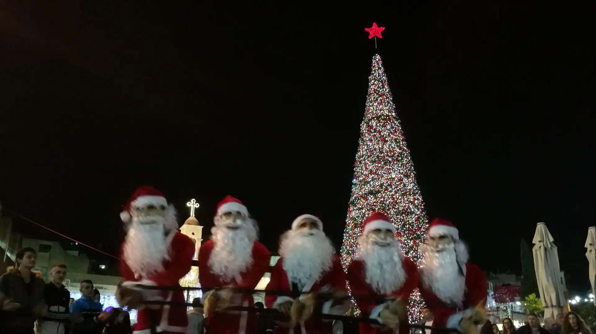 מפכל" המשטרה רוני אלשיך בחגיגות חג המולד בנצרת 21 בדצמבר 2017 מפכל" המשטרה רוני אלשיך בחגיגות חג המולד בנצרת 21 בדצמבר 2017