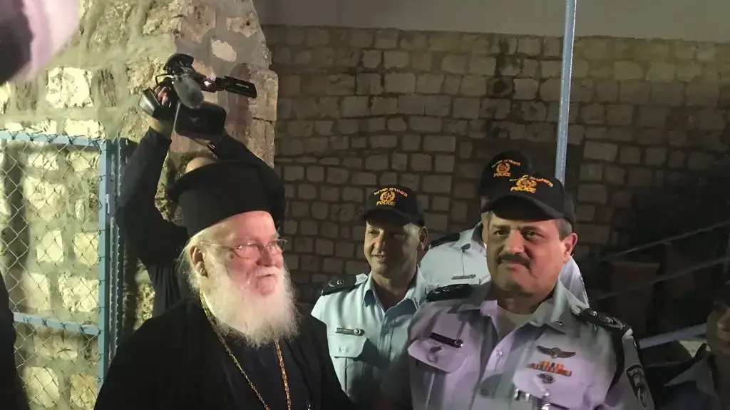 מפכל" המשטרה רוני אלשיך בחגיגות חג המולד בנצרת 21 בדצמבר 2017 מפכל" המשטרה רוני אלשיך בחגיגות חג המולד בנצרת 21 בדצמבר 2017