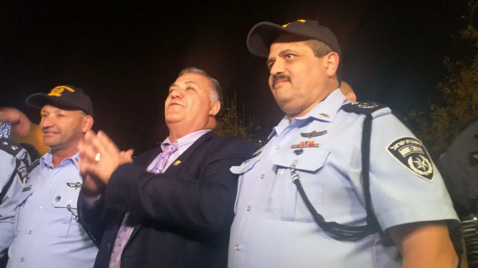 מפכל" המשטרה רוני אלשיך בחגיגות חג המולד בנצרת 21 בדצמבר 2017 מפכל" המשטרה רוני אלשיך בחגיגות חג המולד בנצרת 21 בדצמבר 2017