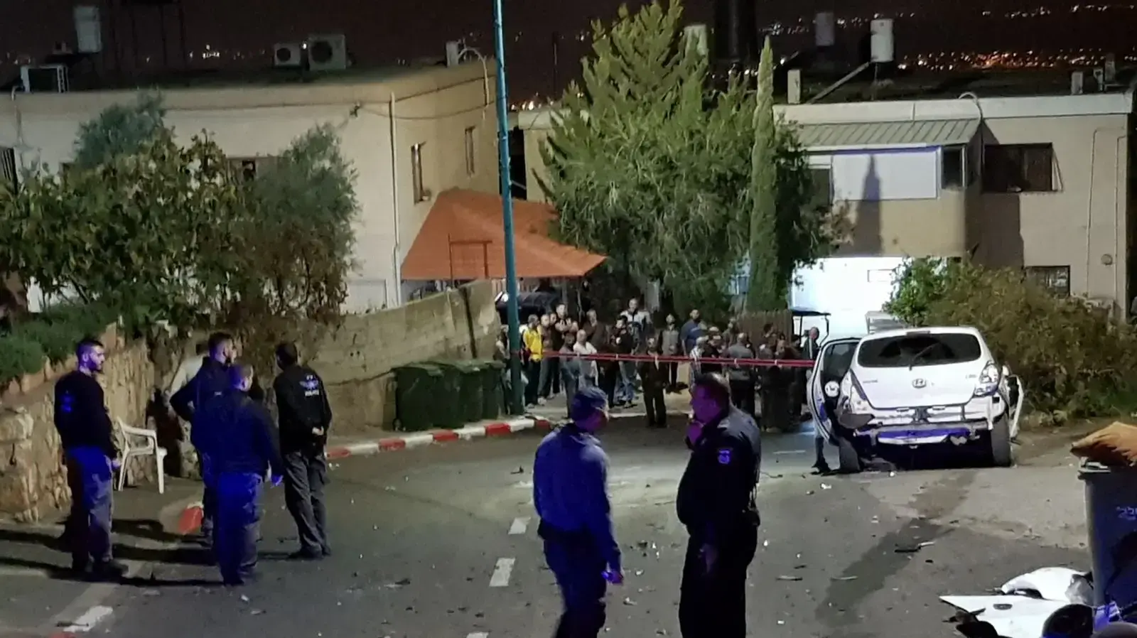 פיצוץ רכב בכפר ירכא בצפון הארץ ב-24.12.2017