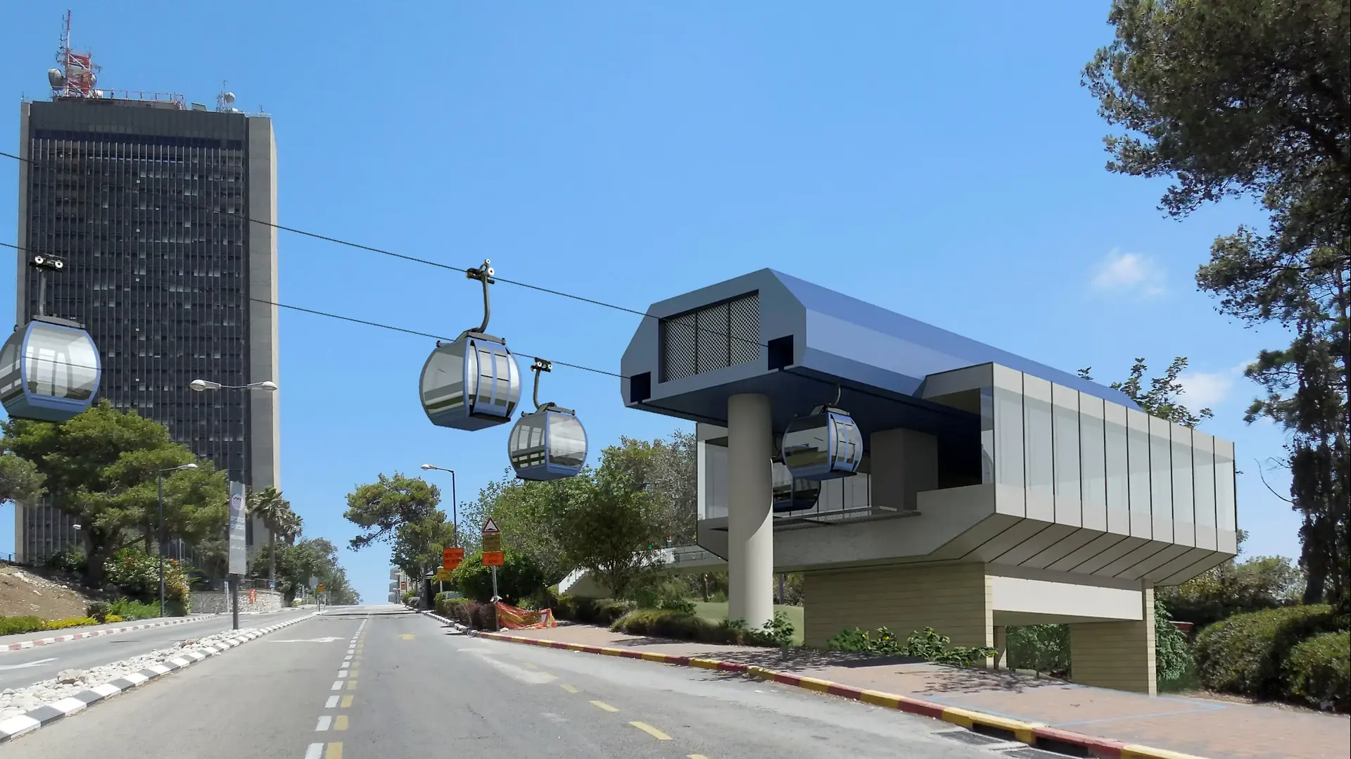 הרכבל החדש בחיפה, 25 בדצמבר 2017 הרכבל החדש בחיפה, 25 בדצמבר 2017