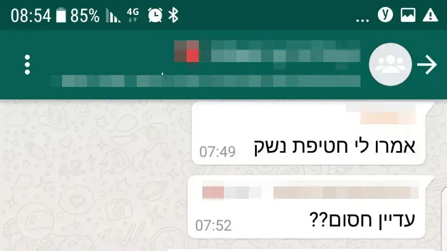 שיחת וואטסאפ של ורים בגן בו ירו בשומר, 28 בדצמבר 2017 שיחת וואטסאפ של ורים בגן בו ירו בשומר, 28 בדצמבר 2017