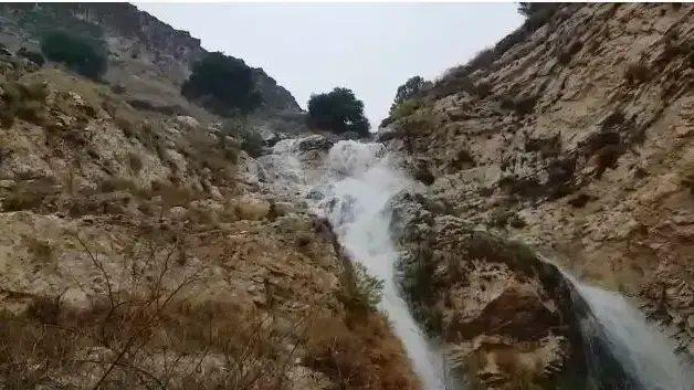 זרימה עוצמתית בנחל מזרע 1 בינואר 2018 זרימה עוצמתית בנחל מזרע 1 בינואר 2018