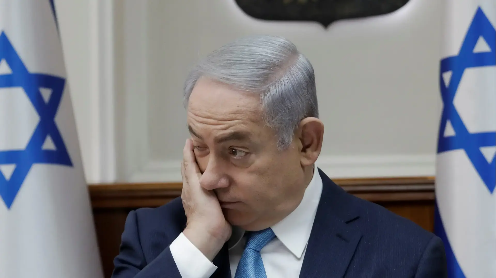ראש הממשלה בנימין נתניהו בישיבת ממשלה. 3 בינואר 2018