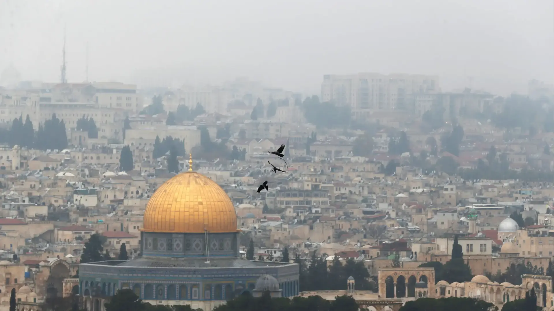 ערפל בירושלים. 3 בינואר 2018 ערפל בירושלים. 3 בינואר 2018