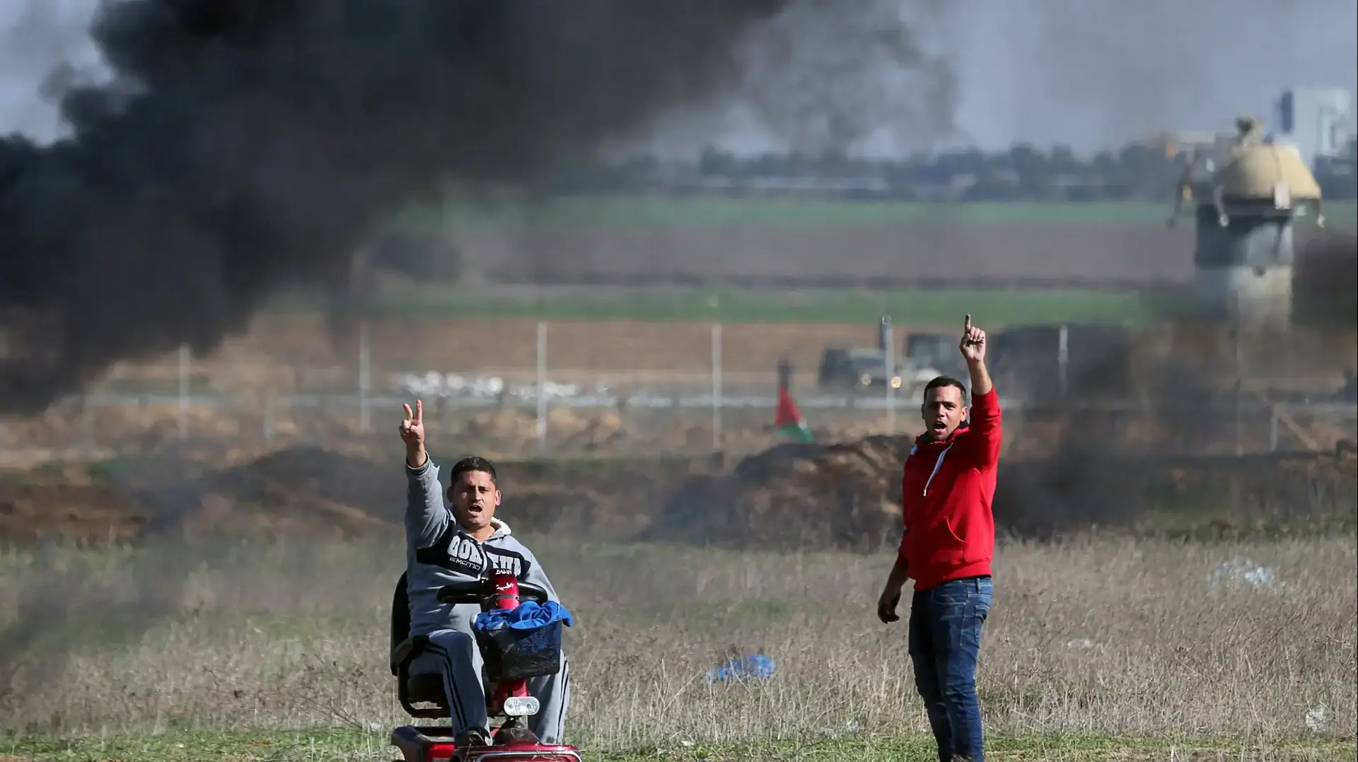 הפרות סדר בגבול הרצועה 9 בינואר 2018 הפרות סדר בגבול הרצועה 9 בינואר 2018