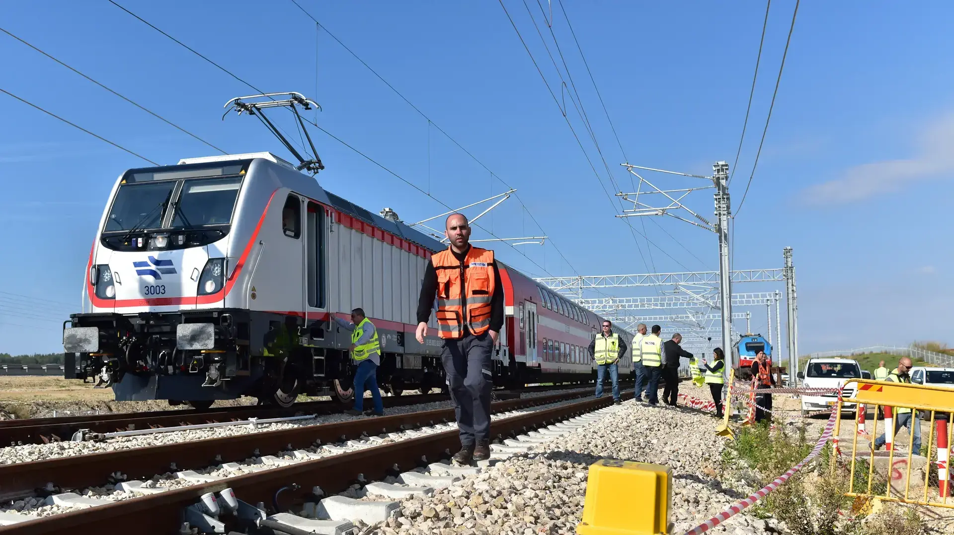ניסוי ברכבת המהירה מתל אביב לירושלים 16 בינואר 2018 ניסוי ברכבת המהירה מתל אביב לירושלים 16 בינואר 2018