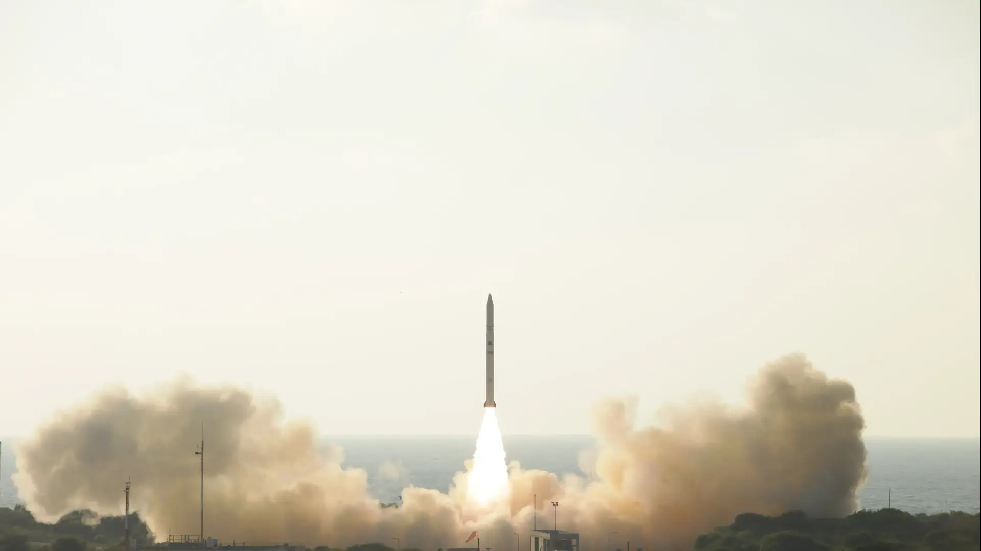 שיגור אופק מחדר הבקרה של התעשייה האווירית, 16 בינואר 2018