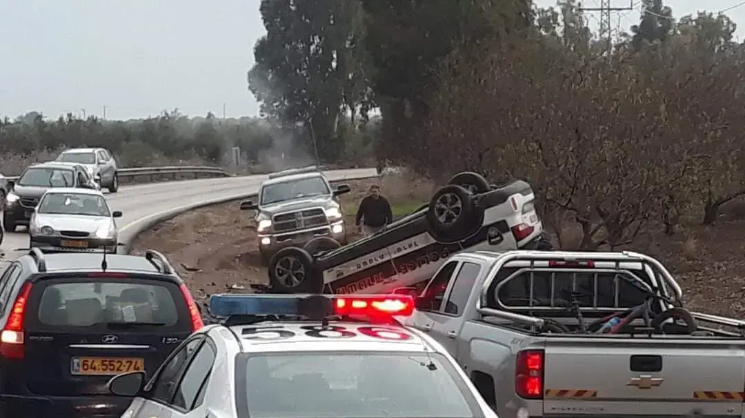 תאונת דרכים קשה ליד כפר כמא, ינואר 2018 תאונת דרכים קשה ליד כפר כמא, ינואר 2018