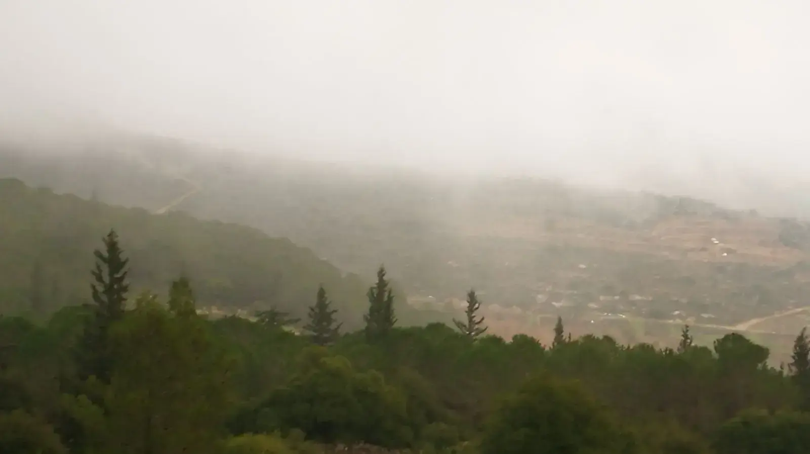 מזג אוויר חורפי בגוש עציון, 17 בינואר 2018 מזג אוויר חורפי בגוש עציון, 17 בינואר 2018