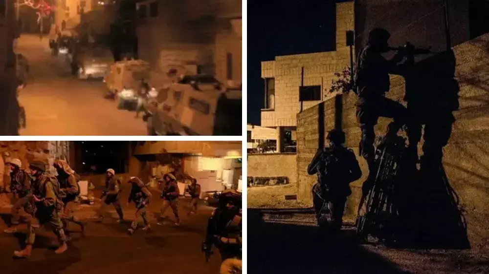 כוחות הביטחון בפעילות בג'נין לאיתור המחבלים מהפיגוע בחוות גלעד, 18 בינואר 2018
ראשית