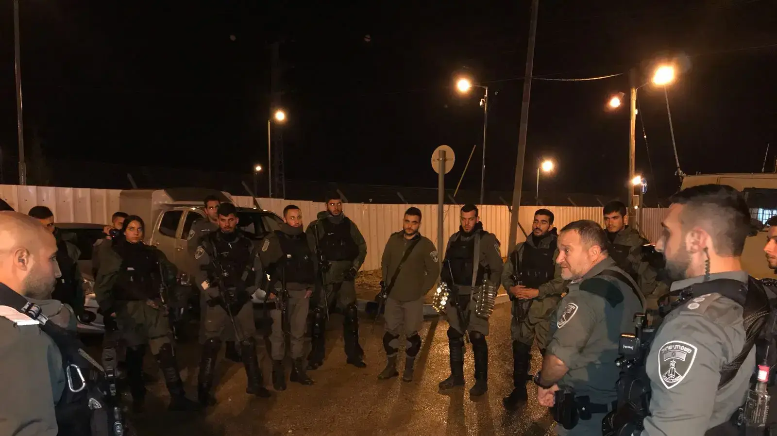 לוחמי מג"ב לפני היציאה לפעילות המבצעית בג'נין לוחמי מג"ב לפני היציאה לפעילות המבצעית בג'נין