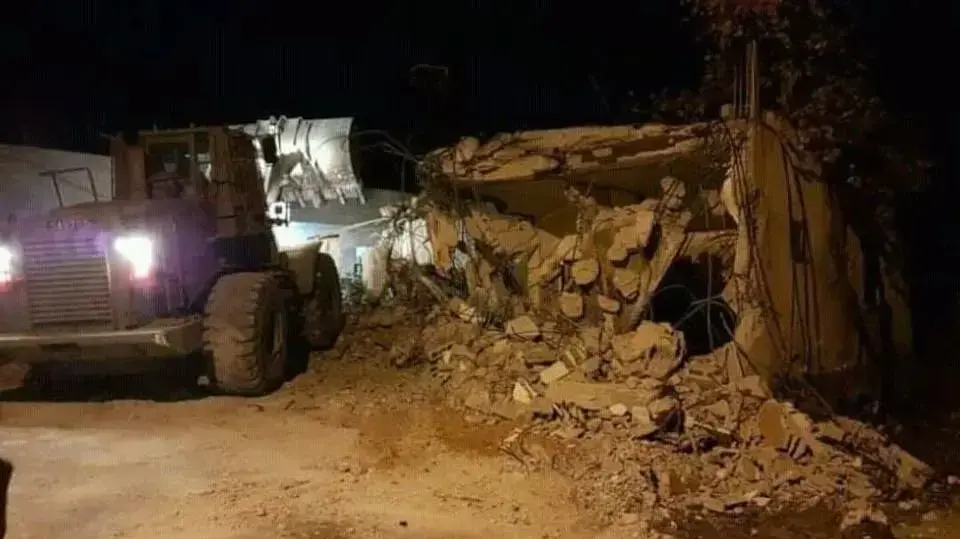 בית המחבל בג'נין שנהרס הלילה על ידי כוחות צה"ל בית המחבל בג'נין שנהרס הלילה על ידי כוחות צה"ל