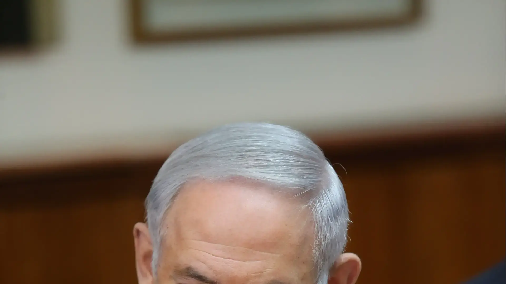 ראש הממשלה בנימין נתניהו בישיבת הממשלה השבועית, 21 בינואר 2018