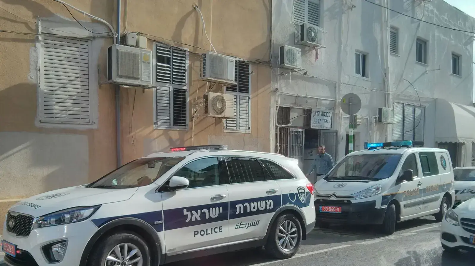 (לא לשימוש!!!!) זירת מציאת גופת הצעירה בדירה בתל אביב, 21 בינואר 2018 
