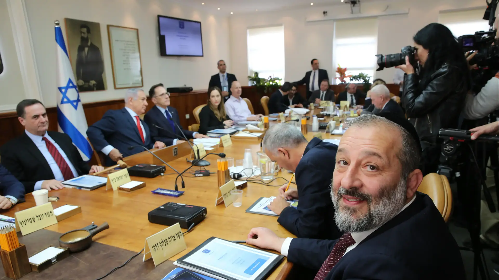 שר הפנים, אריה דרעי בישיבת הממשלה השבועית, 21 בינואר 2018 שר הפנים, אריה דרעי בישיבת הממשלה השבועית, 21 בינואר 2018