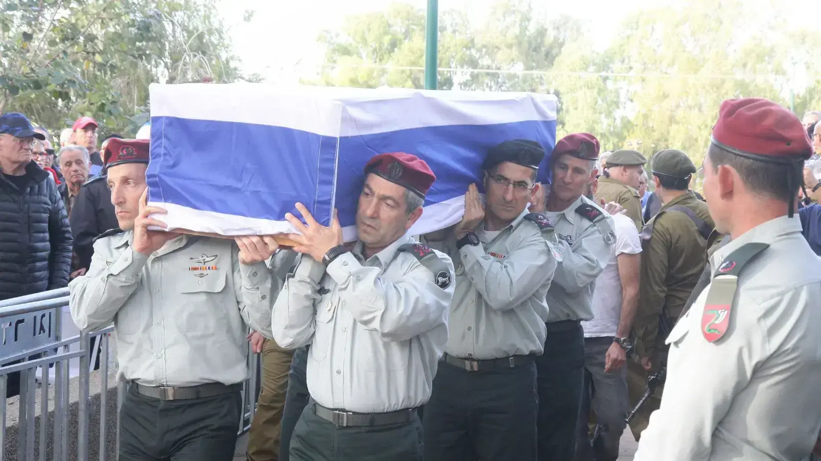 הלוויתו של האלוף דורון רובין, 21 בינואר 2018
