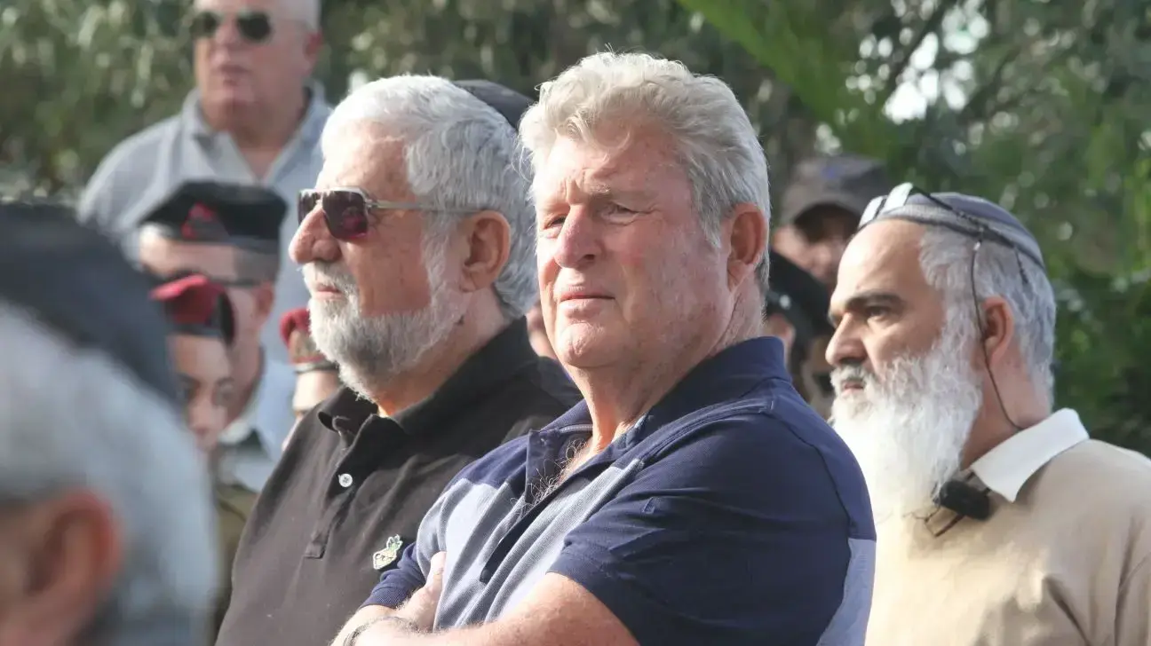 יורם יאיר בהלוויתו של האלוף דורון רובין, 21 בינואר 2018 יורם יאיר בהלוויתו של האלוף דורון רובין, 21 בינואר 2018