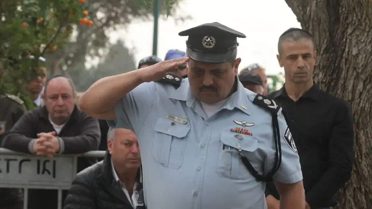 רוני אלשיך, בהלוויתו של דורון רובין מרס"פ מאי 67, בהלוויתו של האלוף דורון רובין, קרית שאול, 21 בינואר 2018