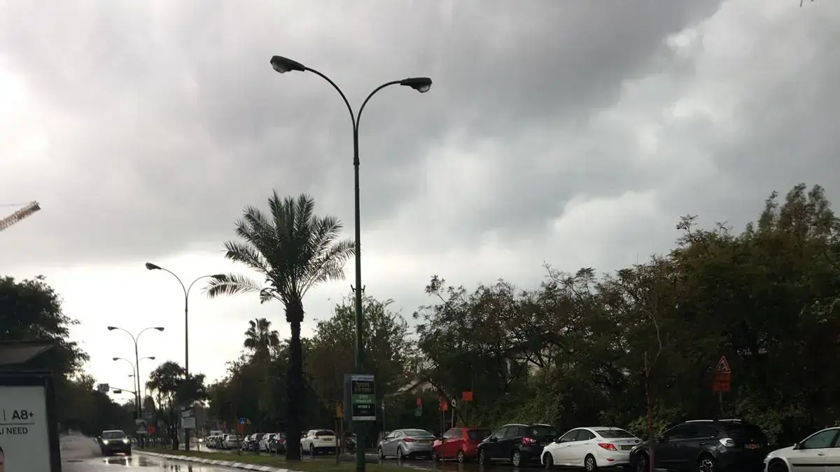 הצפה, רמת רביב, 25 בינואר 2018 הצפה, רמת רביב, 25 בינואר 2018