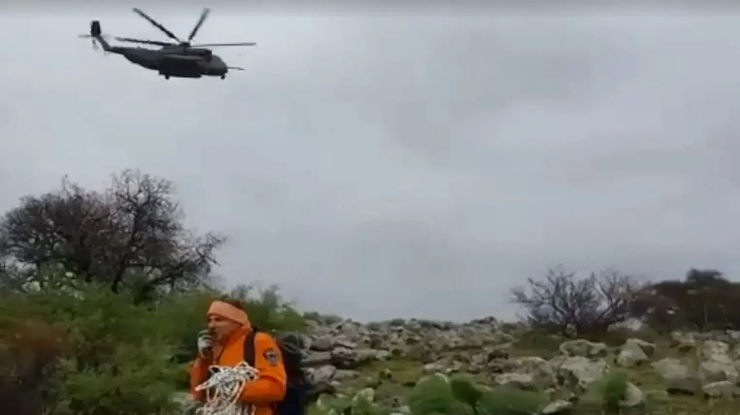 מטייל בן 41 חולץ במצב קשה מנחל זוויתן ברמת הגולן, ינואר 2018