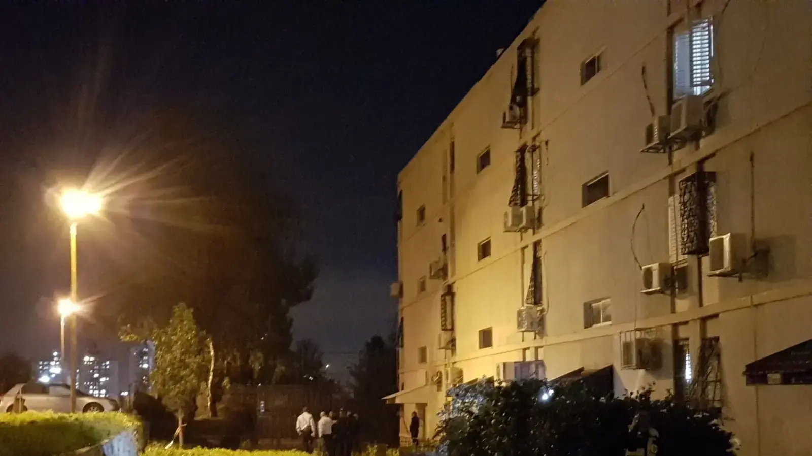 הבניין בו נרצח בן ה- 70 בנתניה 27 בינואר 2018 הבניין בו נרצח בן ה- 70 בנתניה 27 בינואר 2018