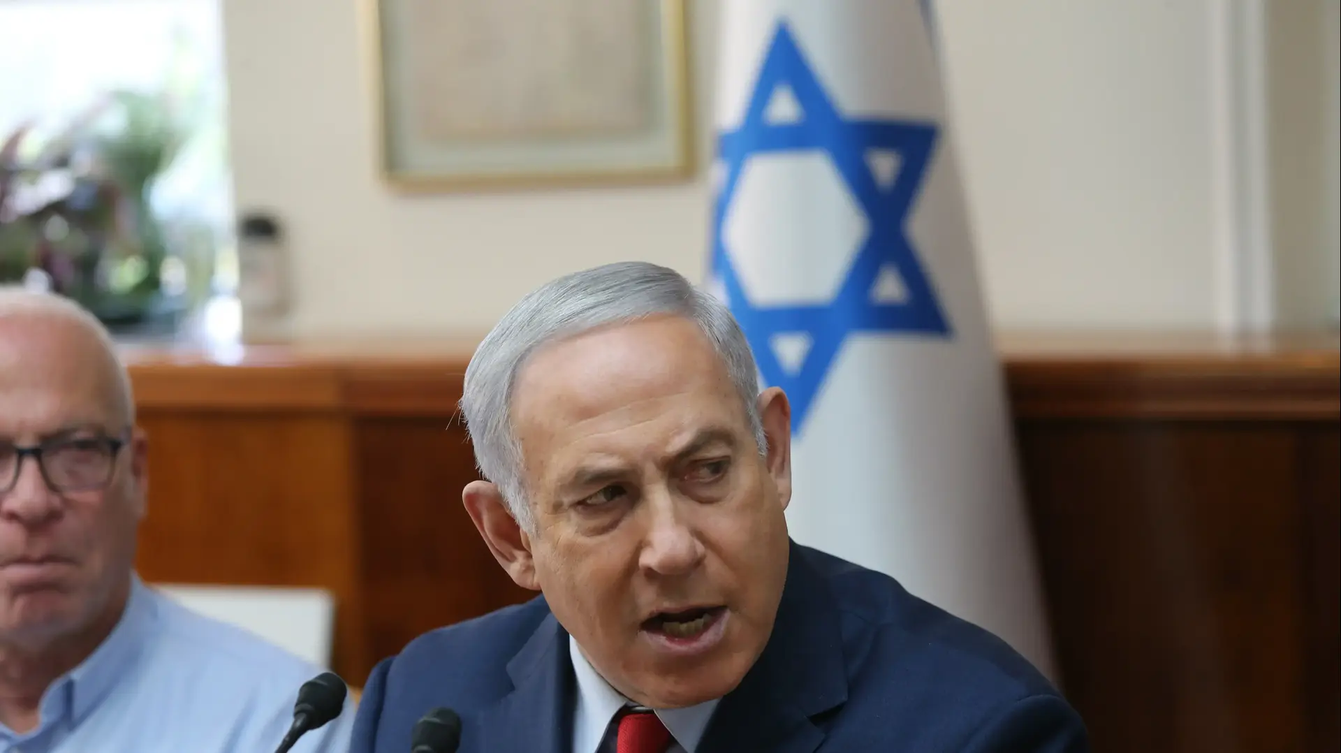 ראש הממשלה, בנימין נתניהו בישיבת הממשלה השבועית, 28 בינואר 2018