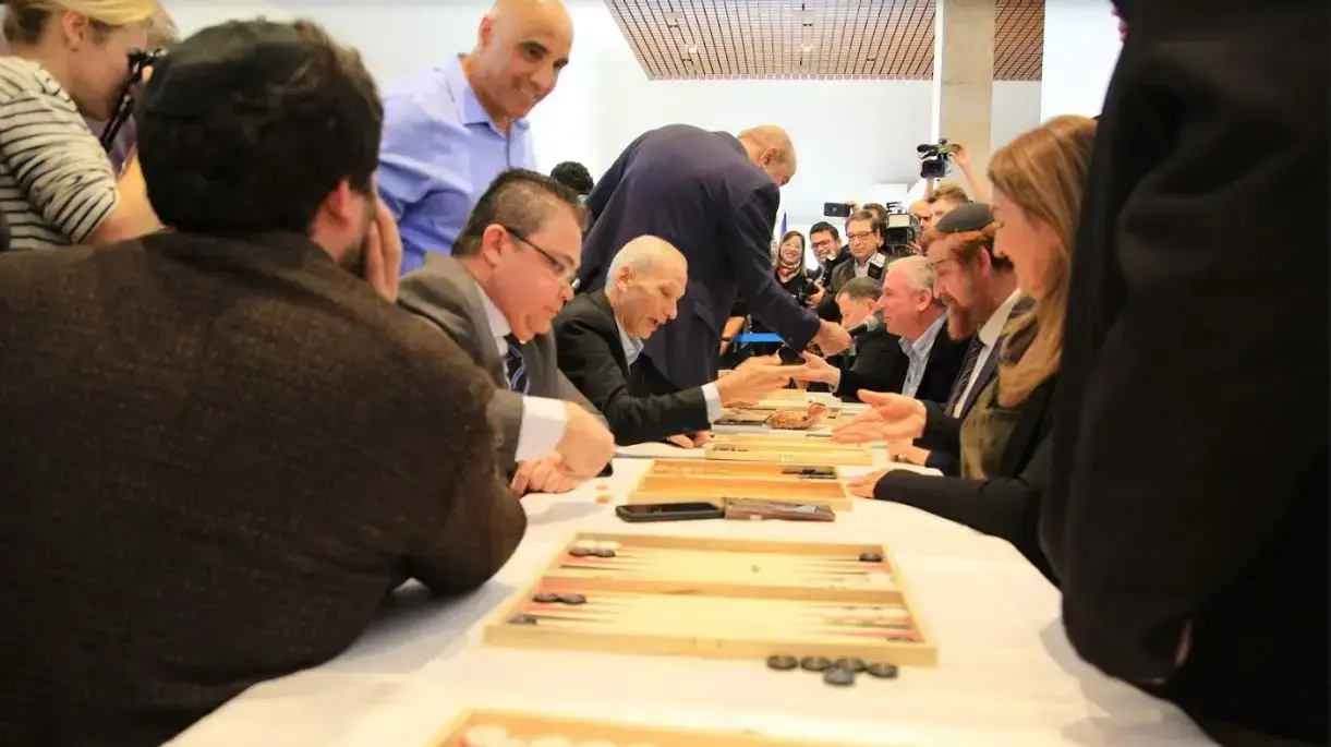 טורניר שש-בש בכנסת 20 בינואר 2018 טורניר שש-בש בכנסת 20 בינואר 2018
