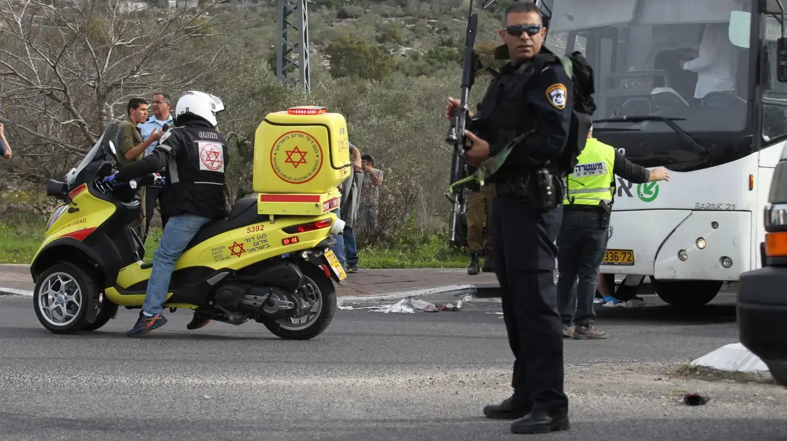 פיגוע דקירה בכניסה לאריאל פיגוע דקירה בכניסה לאריאל