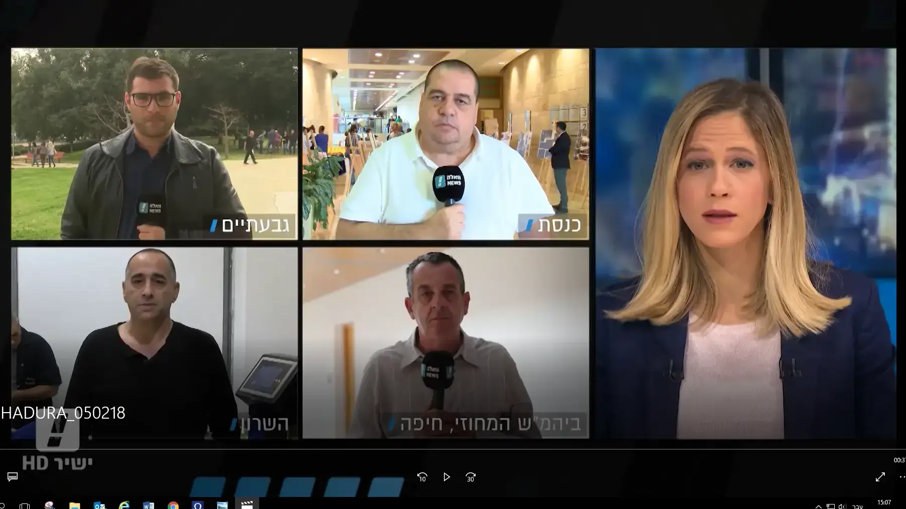 המהדורה המרכזית בהגשת הילה קובו 5.2.18