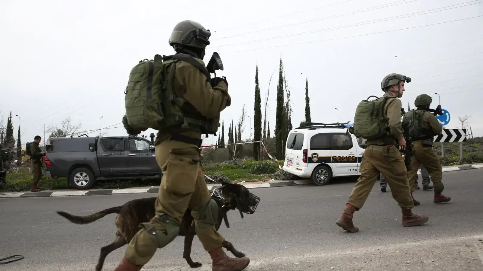 סריקות צה" בכפר כפל חארת אחרי הפיגוע באריאל 5 בפברואר 2018 סריקות צה" בכפר כפל חארת אחרי הפיגוע באריאל 5 בפברואר 2018