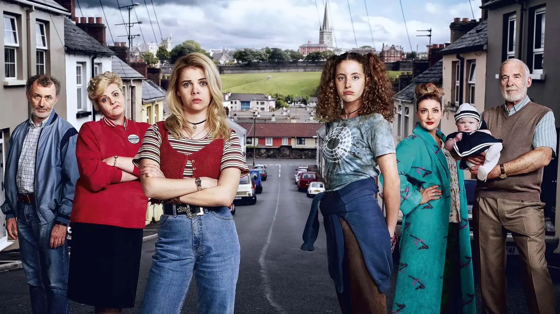 הסדרה "Derry Girls", נערות דרי הסדרה "Derry Girls", נערות דרי