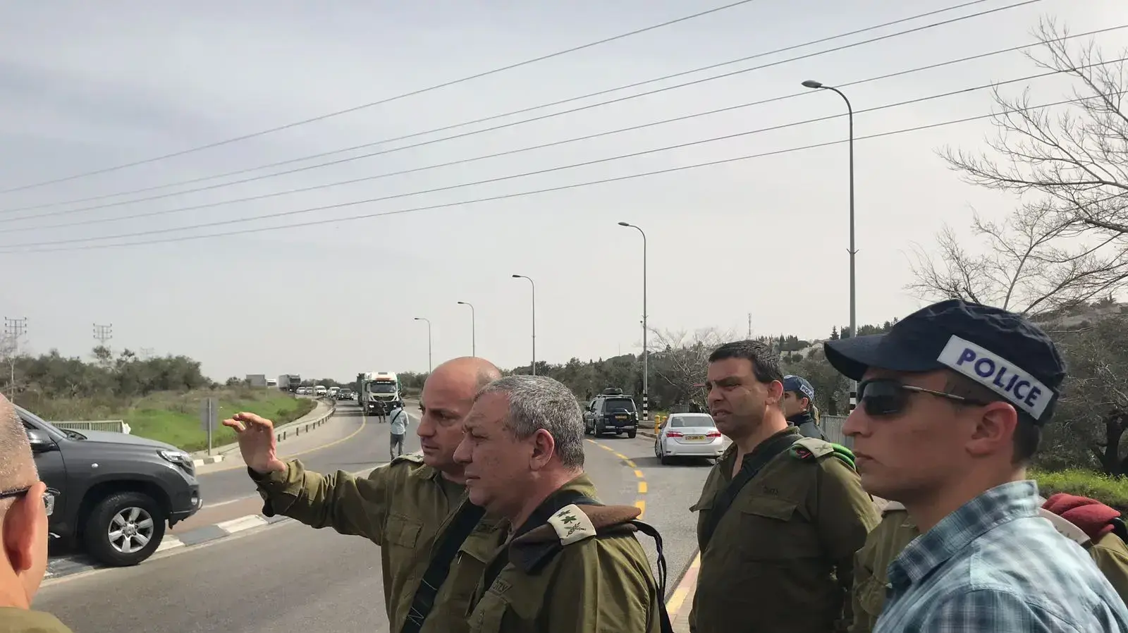 הרמטכ"ל גדי אייזנקוט בזירת הפיגוע באריאל 7 בפברואר 2018 הרמטכ"ל גדי אייזנקוט בזירת הפיגוע באריאל 7 בפברואר 2018