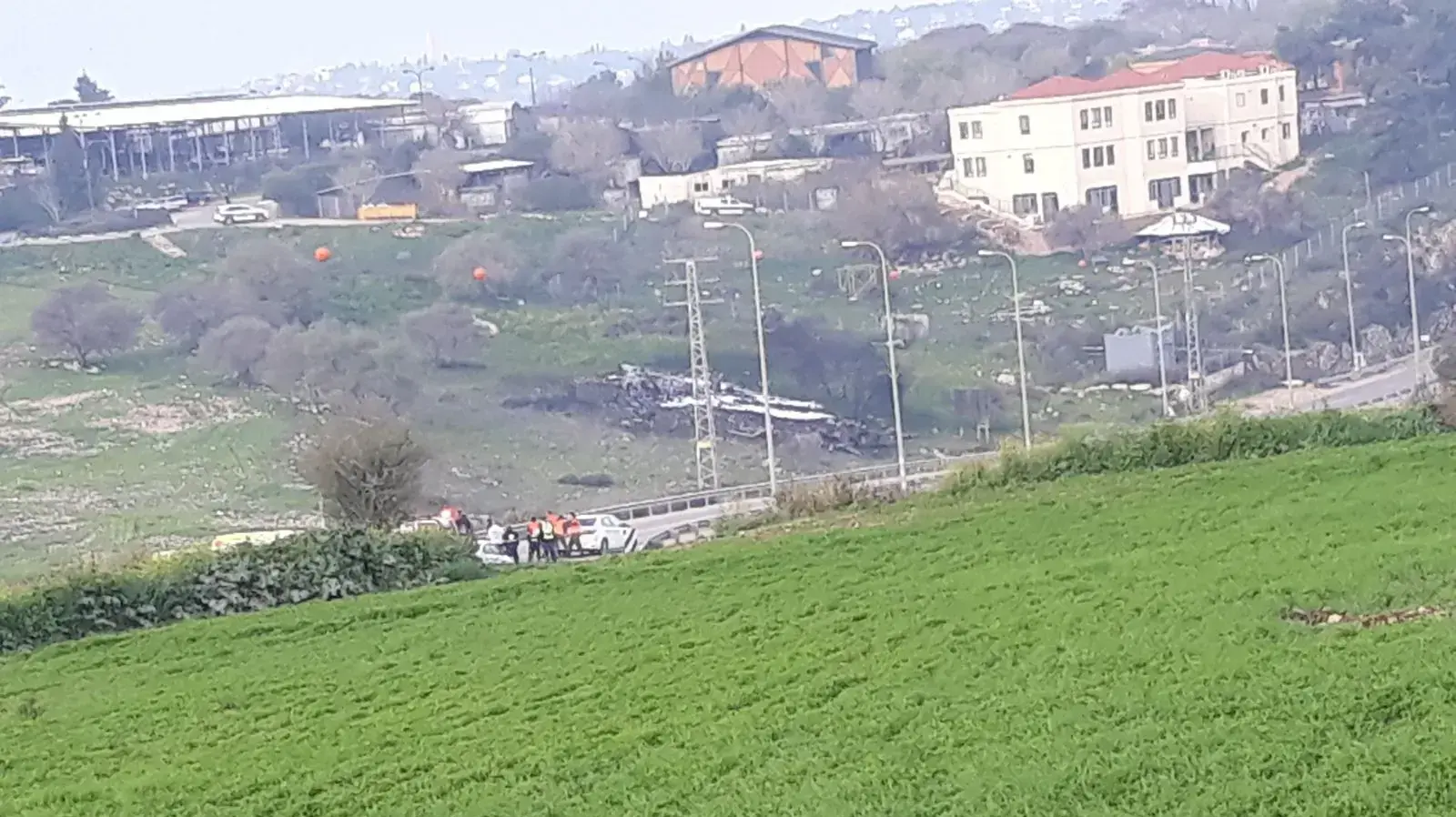 הזירה בה נפל מטוס 10 חיל האוויר בגליל, 10 בפבואר 2018 הזירה בה נפל מטוס 10 חיל האוויר בגליל, 10 בפבואר 2018